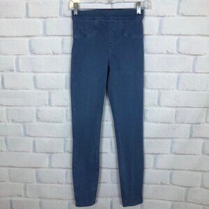 Spanx Jean-ish Ankle Leggings Jeggings Size XS Blue